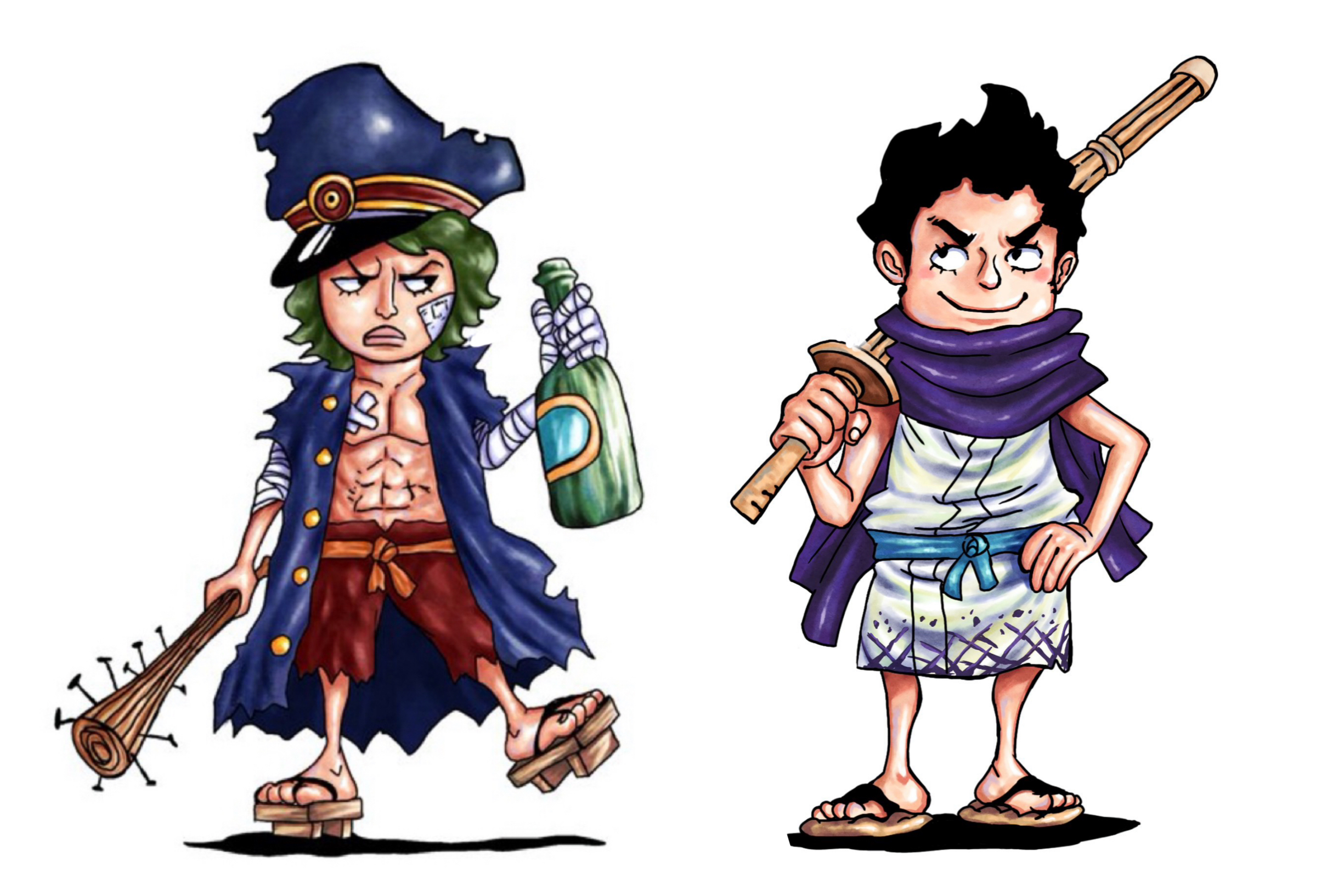 ワンピースSBS 海軍大将【藤虎とアラマキの幼少期】全員揃った オマケ