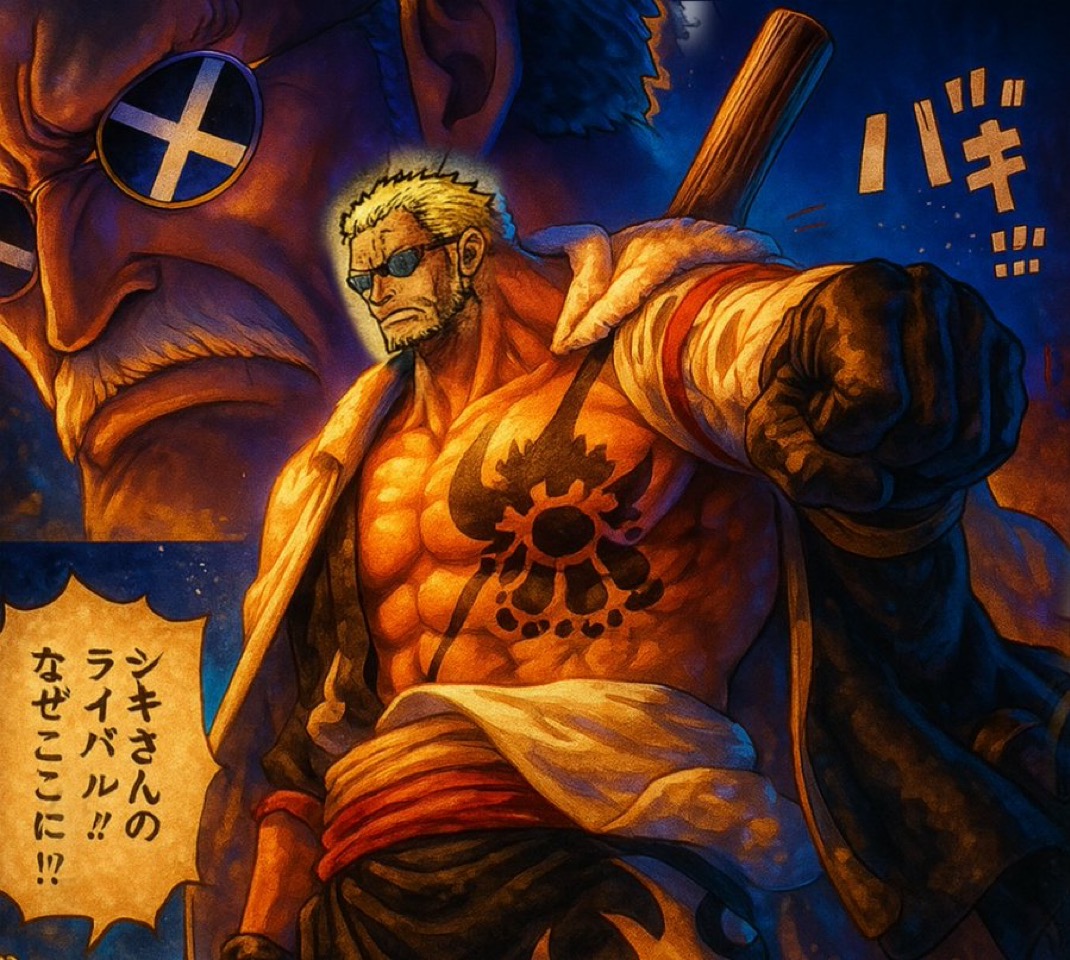 ワンピースネタバレ ロックス海賊団『銀斧』登場!! シキのライバル極道